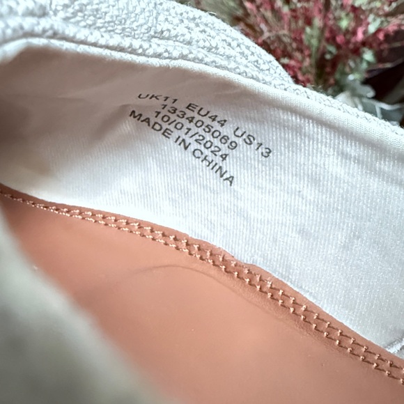 ASOS Design Pointed Toe Slingback Denim/Linen Bow Heels Size UK11/EU44/US13 - Picture 13 of 17